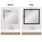 Amanti Art Mirror Makeover Bathroom Mirror Frame Border Kit - Fully Assembled Peel and Stick Frame - Mirror NOT Included - Accent Bronze Narrow Trim